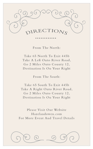Swirl Frame Direction Cards