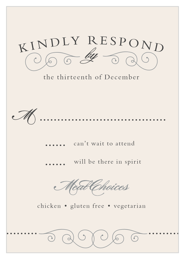 Swirl Frame Response Cards