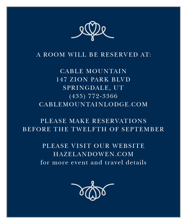 Royal Scrolls Accommodation Cards
