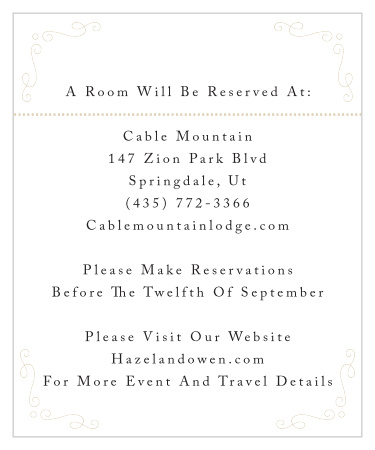 Stylized Sunbursts Accommodation Cards