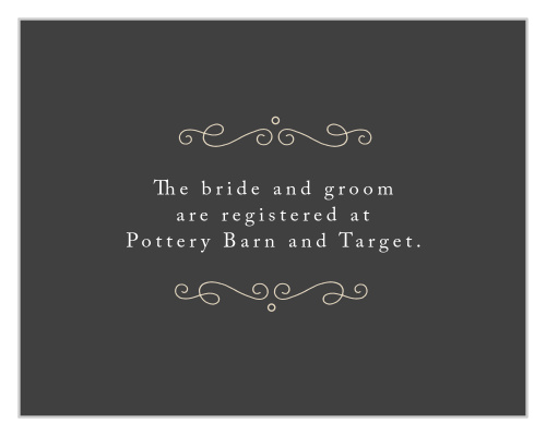 Stylized Sunbursts Registry Cards