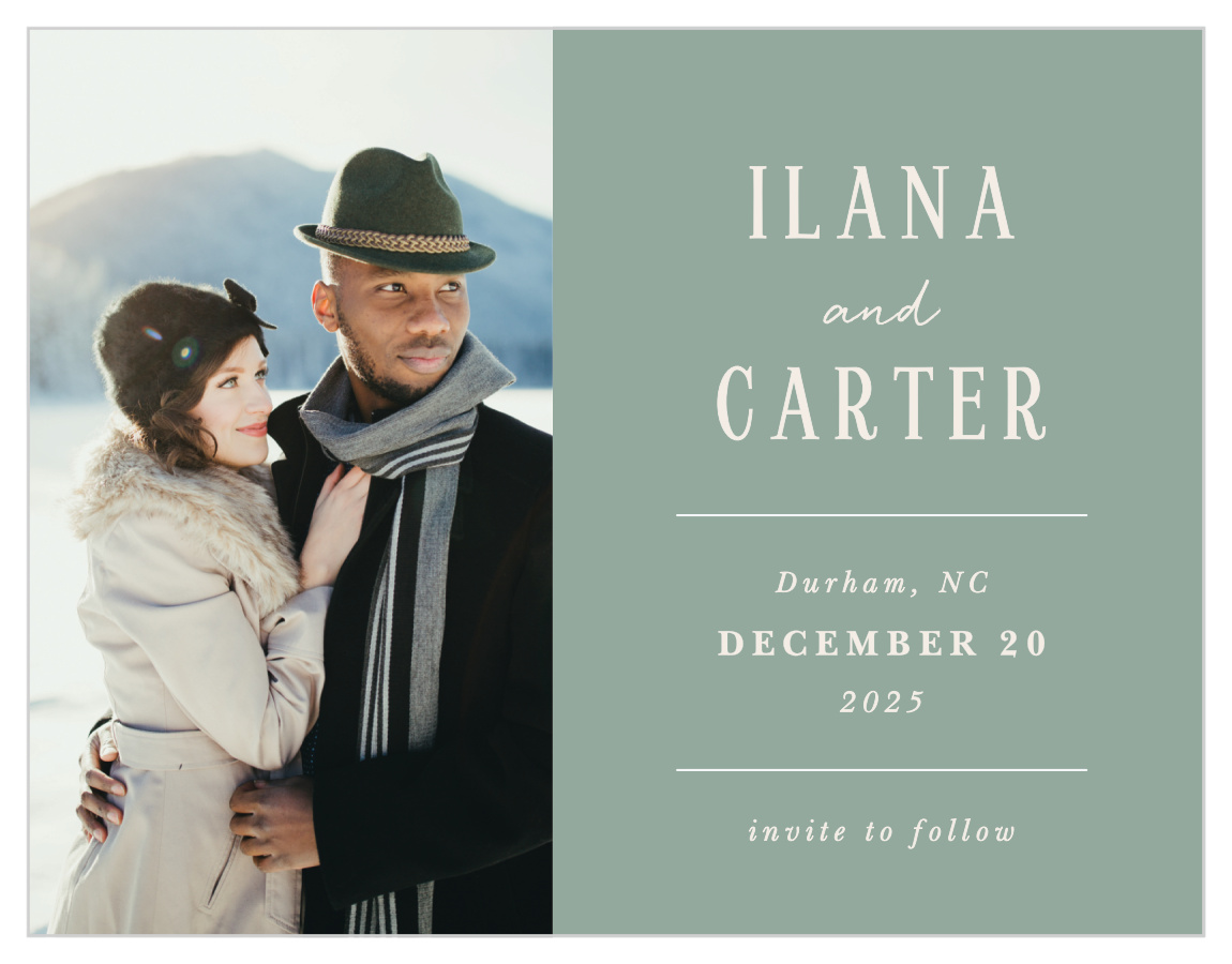 Picturesque Tea Save the Date Cards