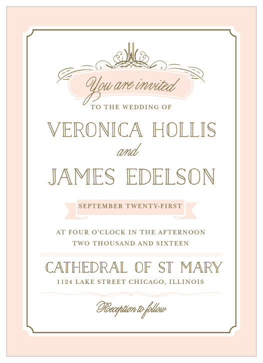 Opulent Frames Wedding Invitations