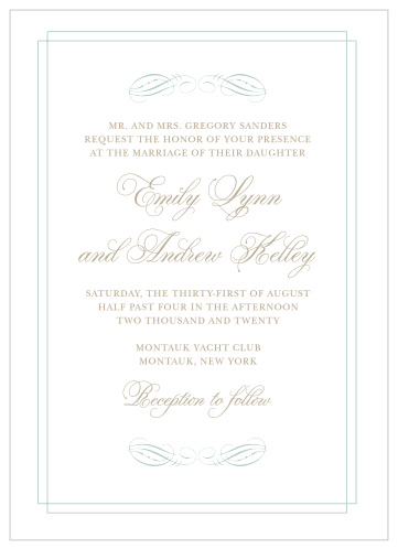 Emily Swash Wedding Invitations
