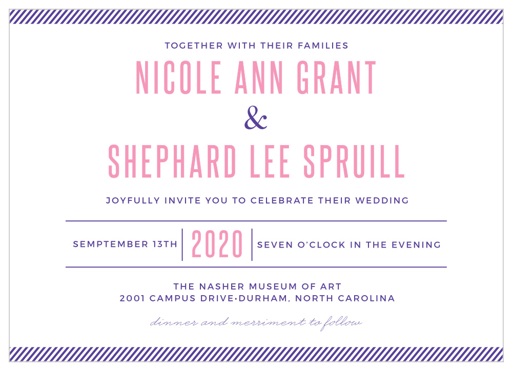 Artful Elegance Wedding Invitations