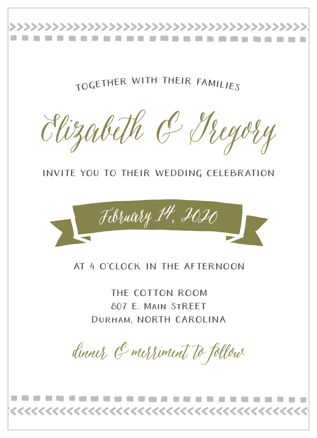 Rustic Tribal Wedding Invitations