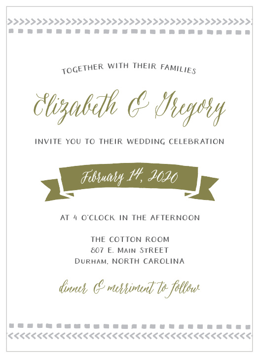 Rustic Tribal Wedding Invitations