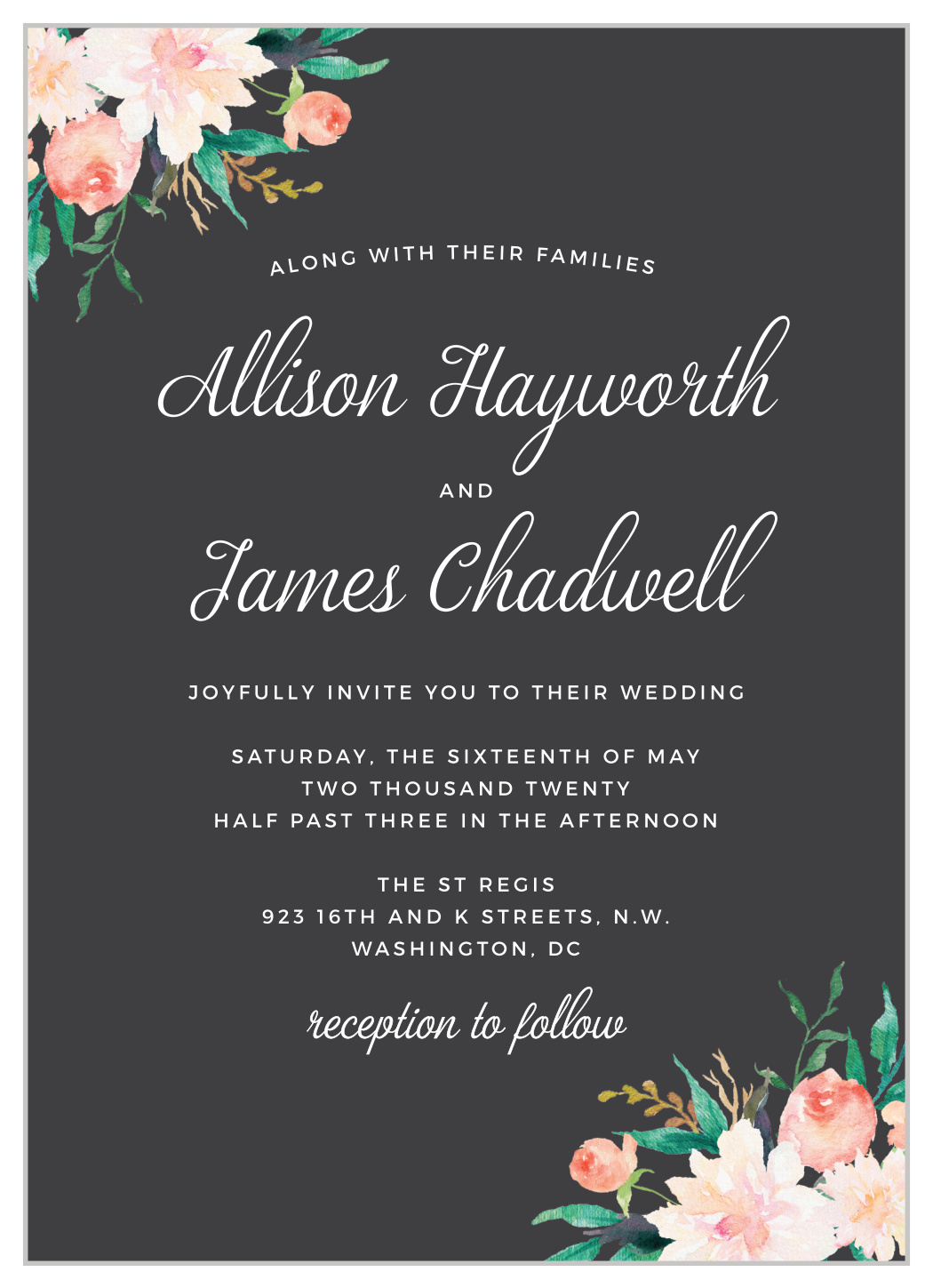 Blossoming Love Wedding Invitations