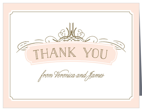 Opulent Frames Wedding Thank You Cards