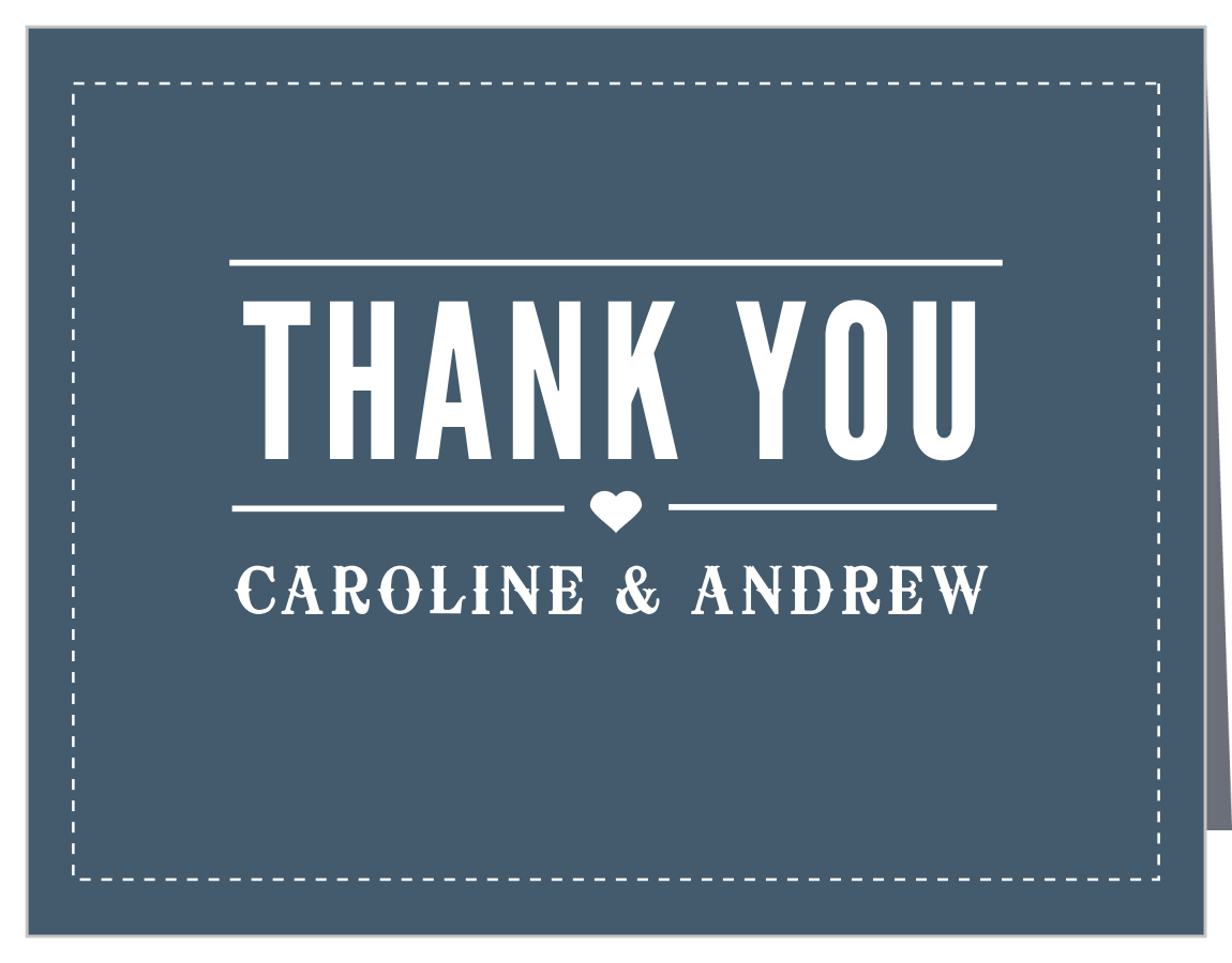 Retro Poster Wedding Thank You Cards