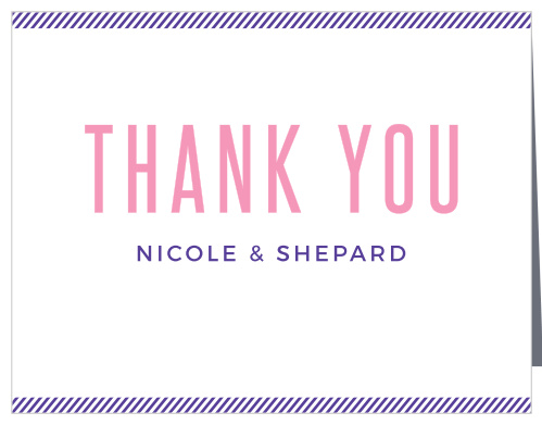 Artful Elegance Wedding Thank You Cards