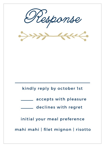 Folksy Floral Response Cards