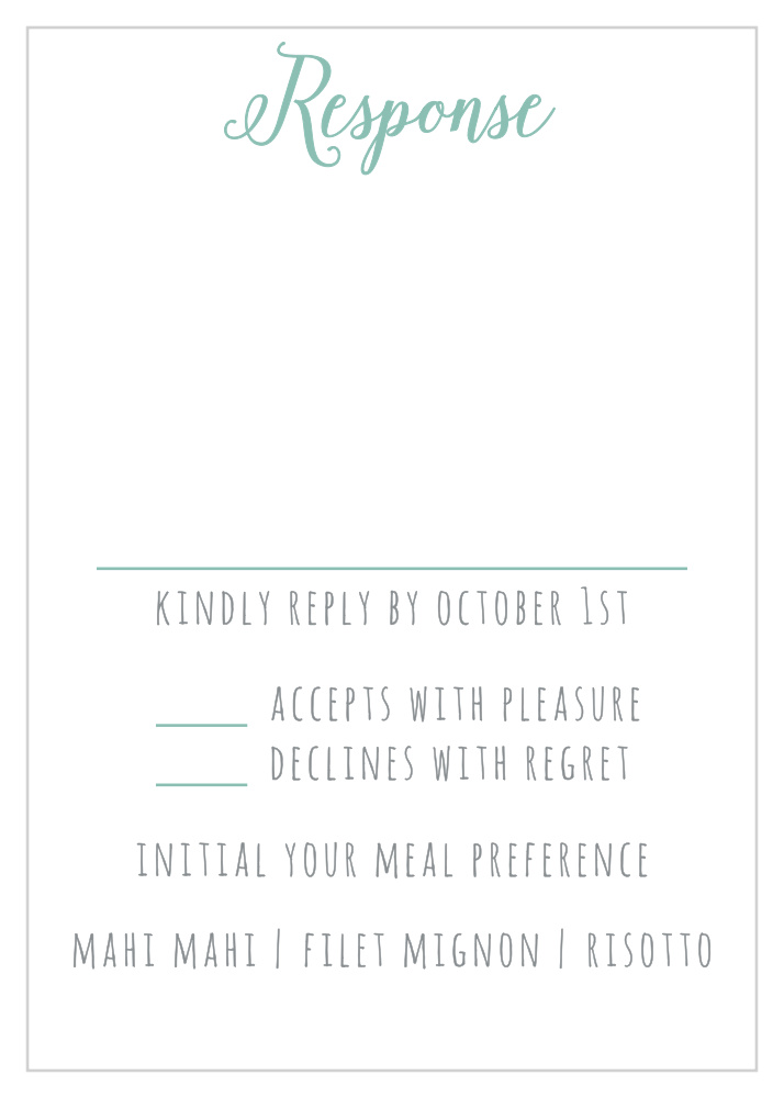 Sweet Succulents Response Cards