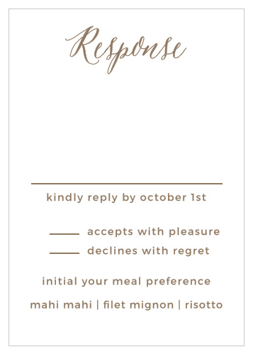 Rustic Lace Response Cards