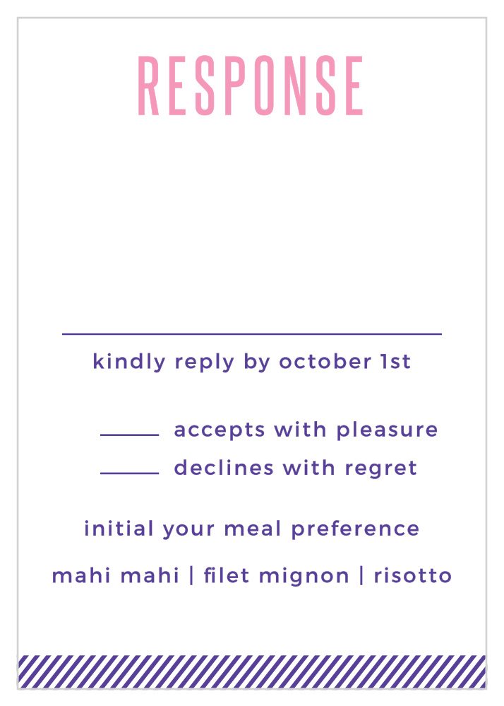 Artful Elegance Response Cards
