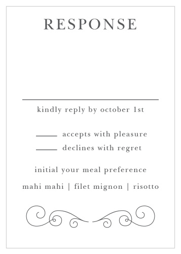 Parisian Chic Response Cards
