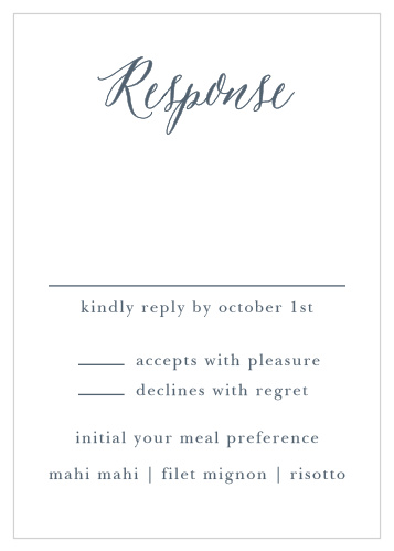 Rustic Ombre Response Cards