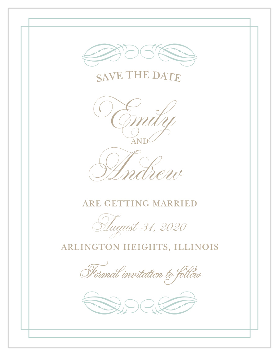 Emily Swash Save the Date Magnets