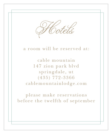 Emily Swash Accommodation Cards