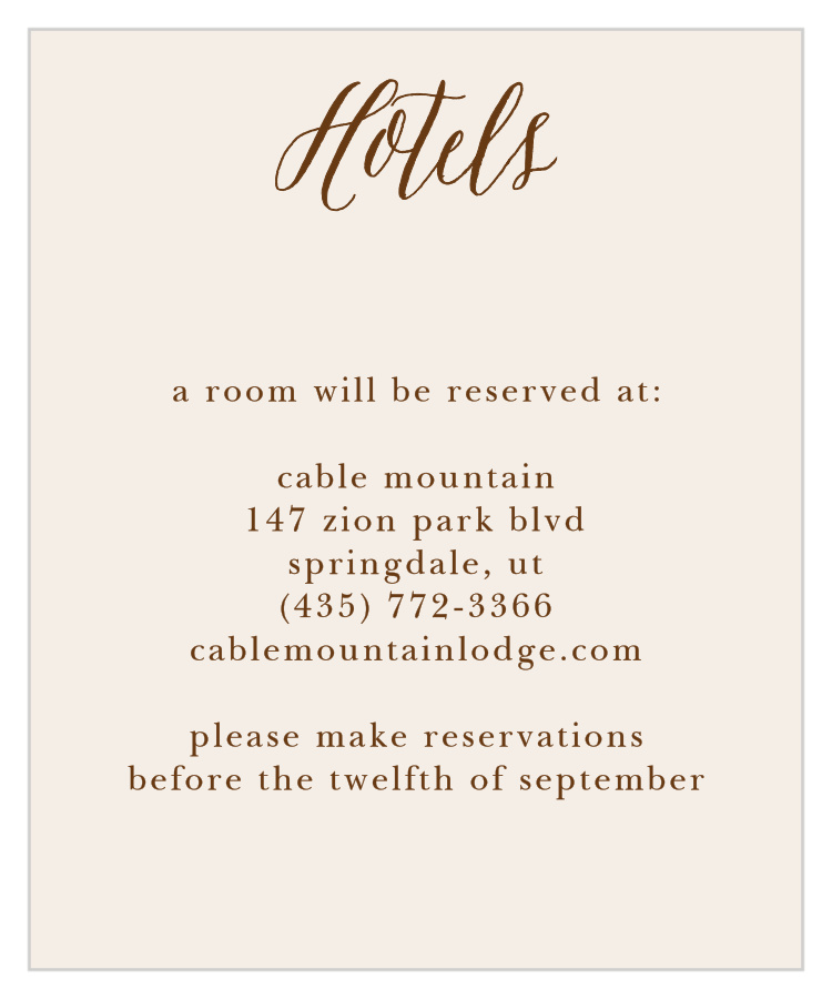 Drawn Together Accommodation Cards