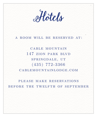 Watercolor Anemone Accommodation Cards