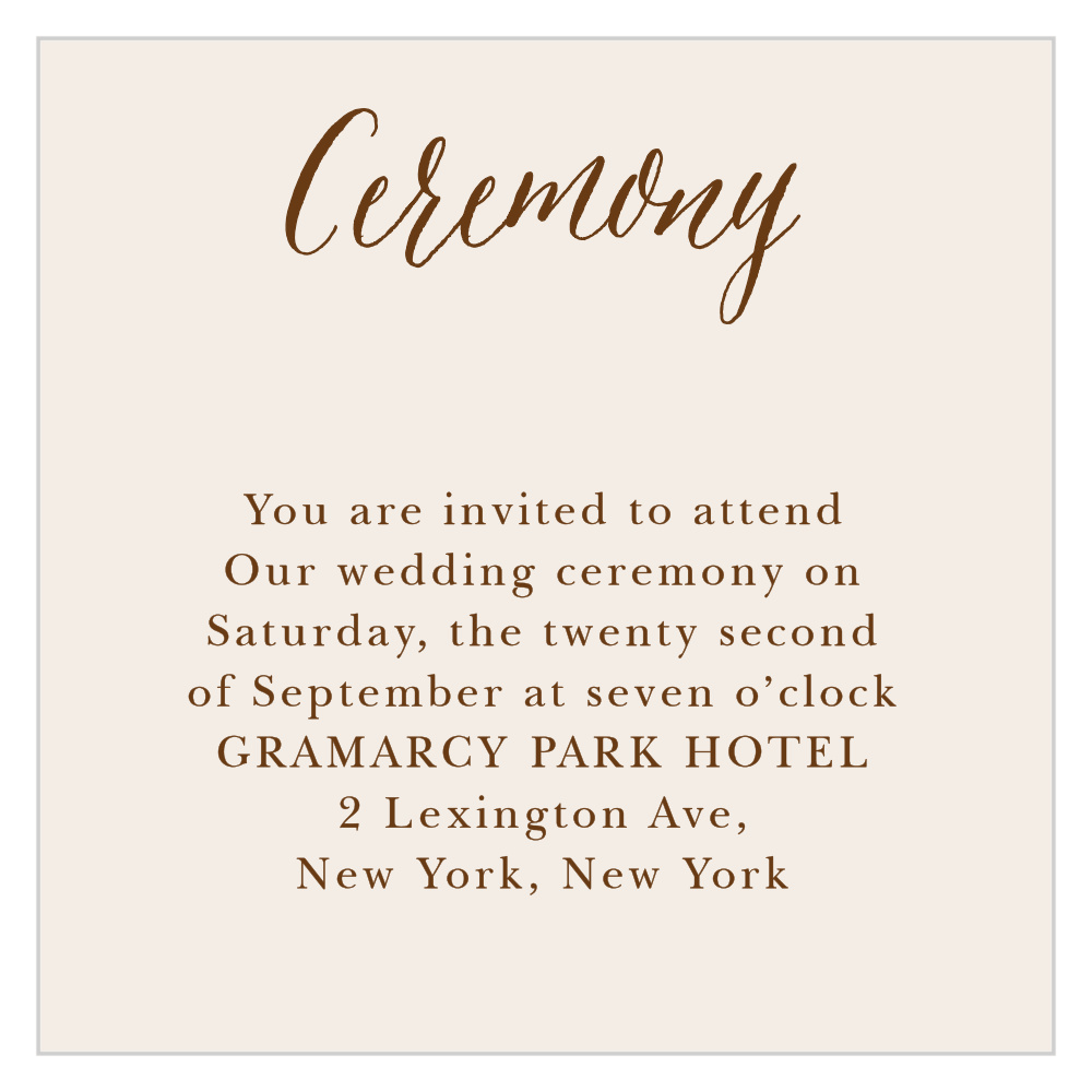 Drawn Together Ceremony Cards