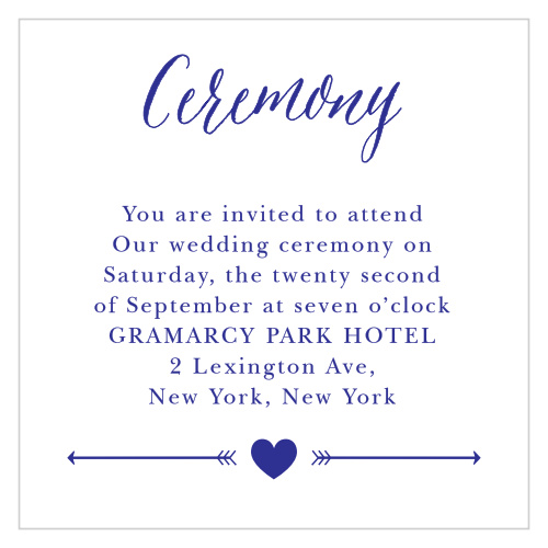 Playful Poster Ceremony Cards