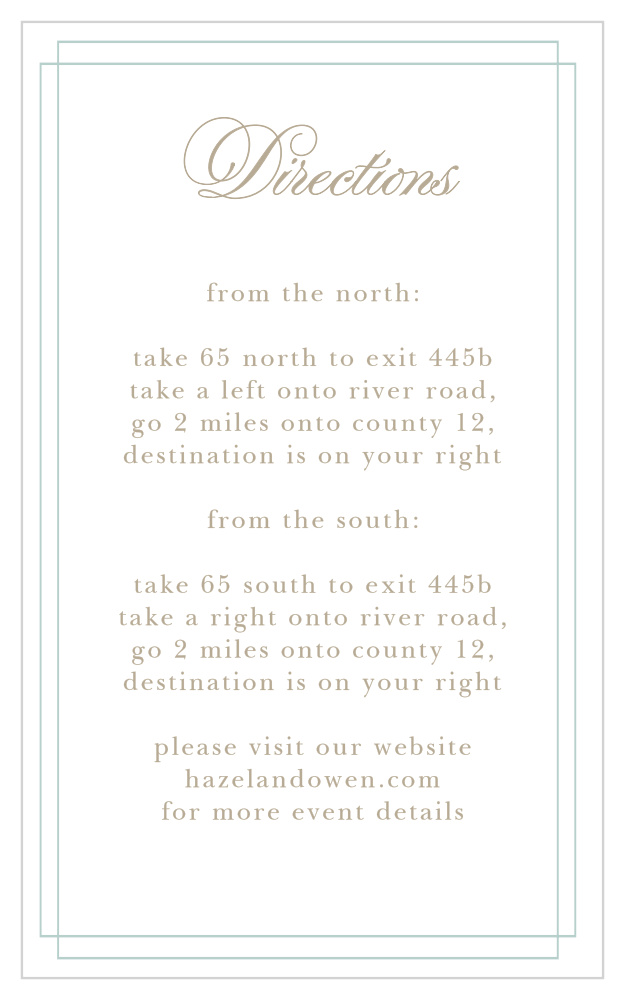 Emily Swash Direction Cards