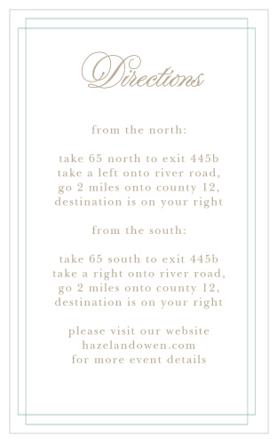 Emily Swash Direction Cards