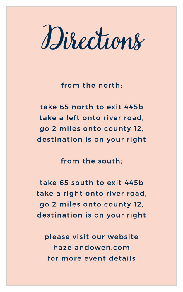 Modern Love Direction Cards