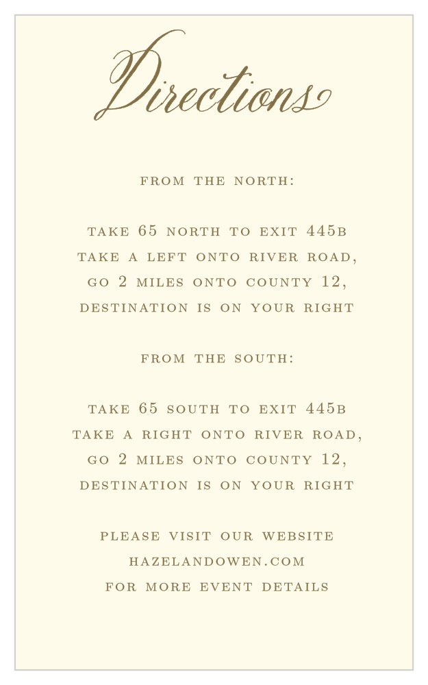 Romantic Vintage Direction Cards