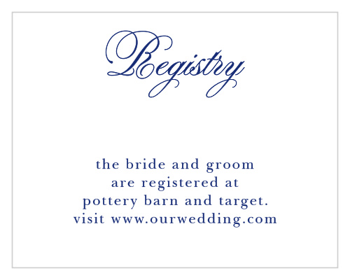 Preppy Stripe Registry Cards