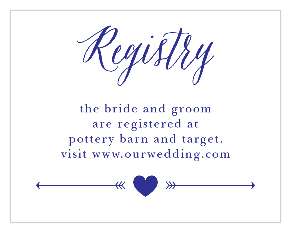 Playful Poster Registry Cards