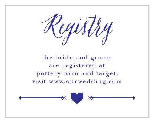 Playful Poster Registry Cards