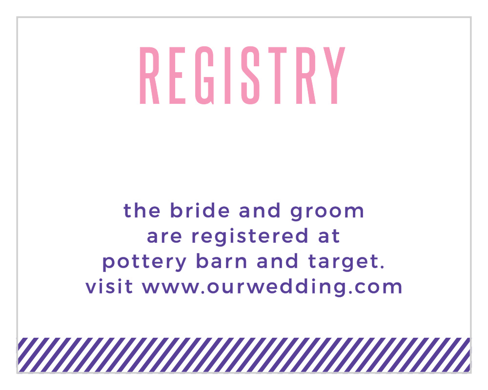 Artful Elegance Registry Cards