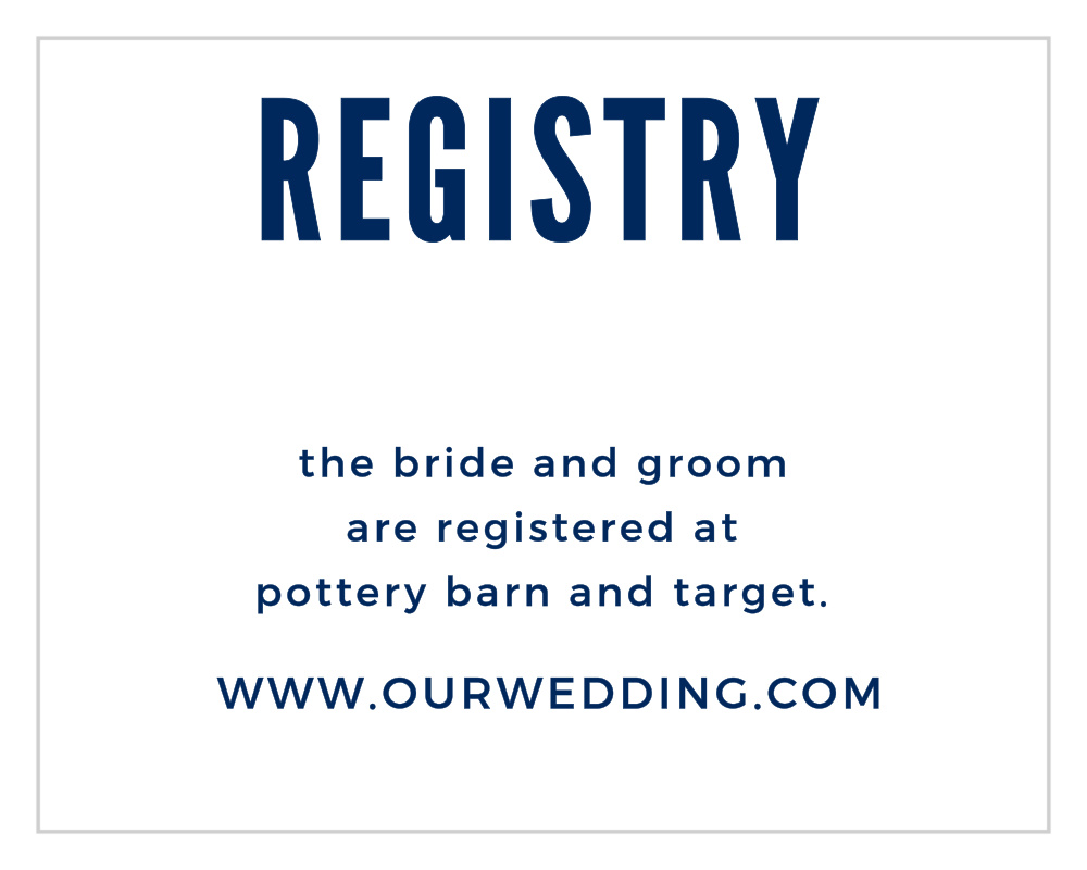 Modern Nautical Registry Cards