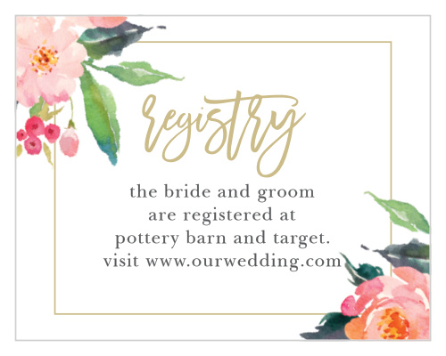 Standing Ovation Registry Cards