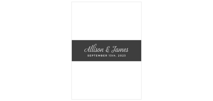 Blossoming Love Wedding Belly Bands