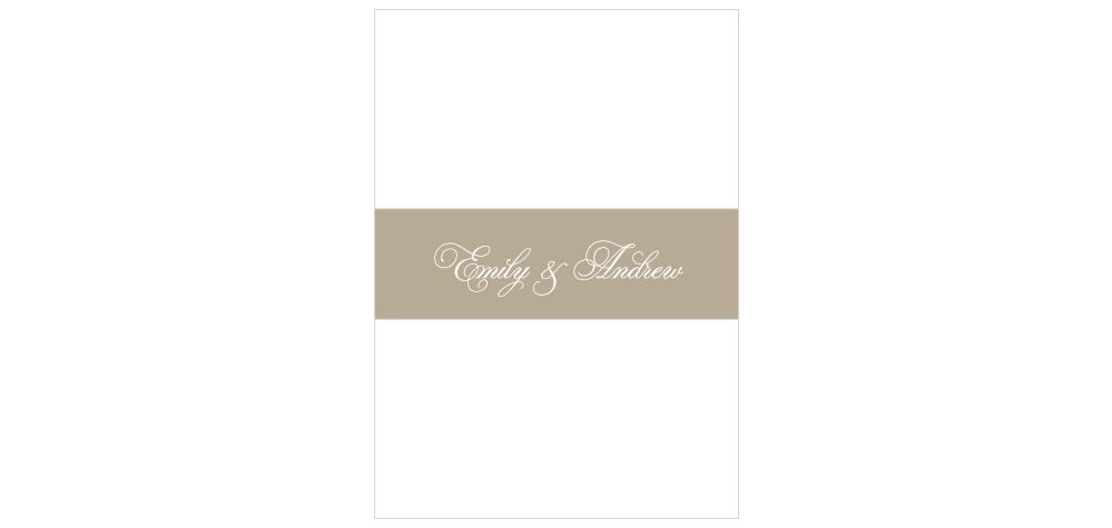 Emily Swash Wedding Belly Bands
