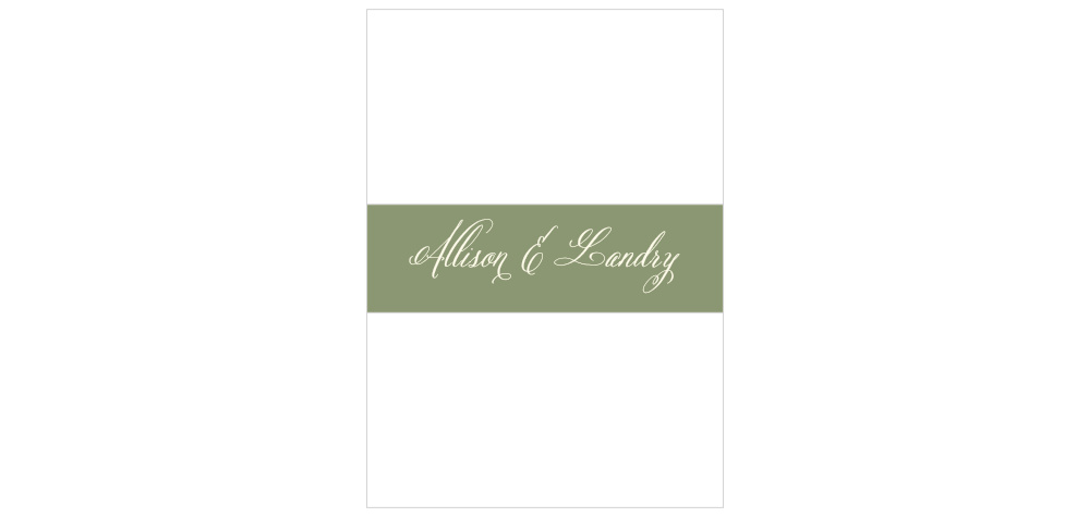 Romantic Vintage Wedding Belly Bands
