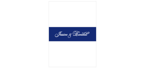 Preppy Stripe Wedding Belly Bands