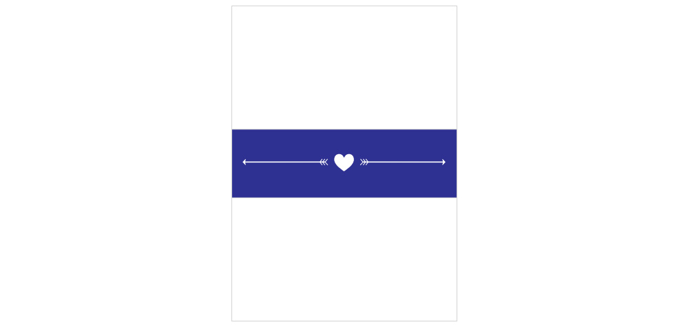 Playful Poster Wedding Belly Bands
