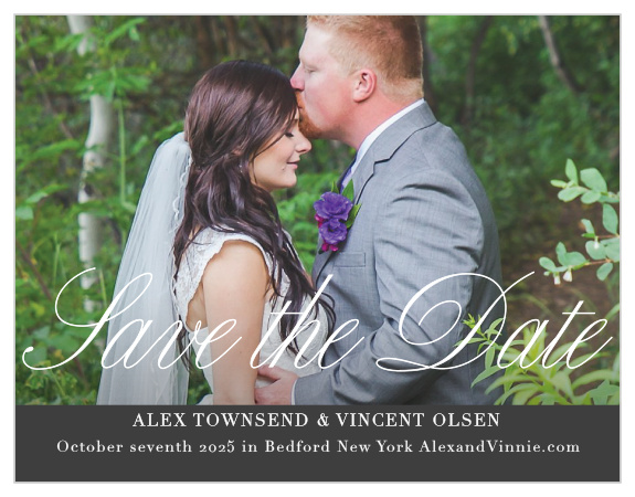 Help guests plan ahead for your event with the Mr. & Mrs. Save-the-Date Magnets.