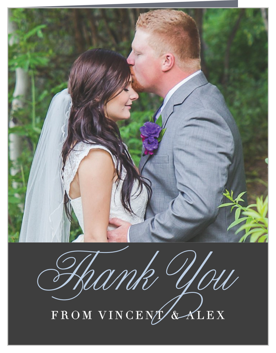 Mr. & Mrs. Wedding Thank You Cards