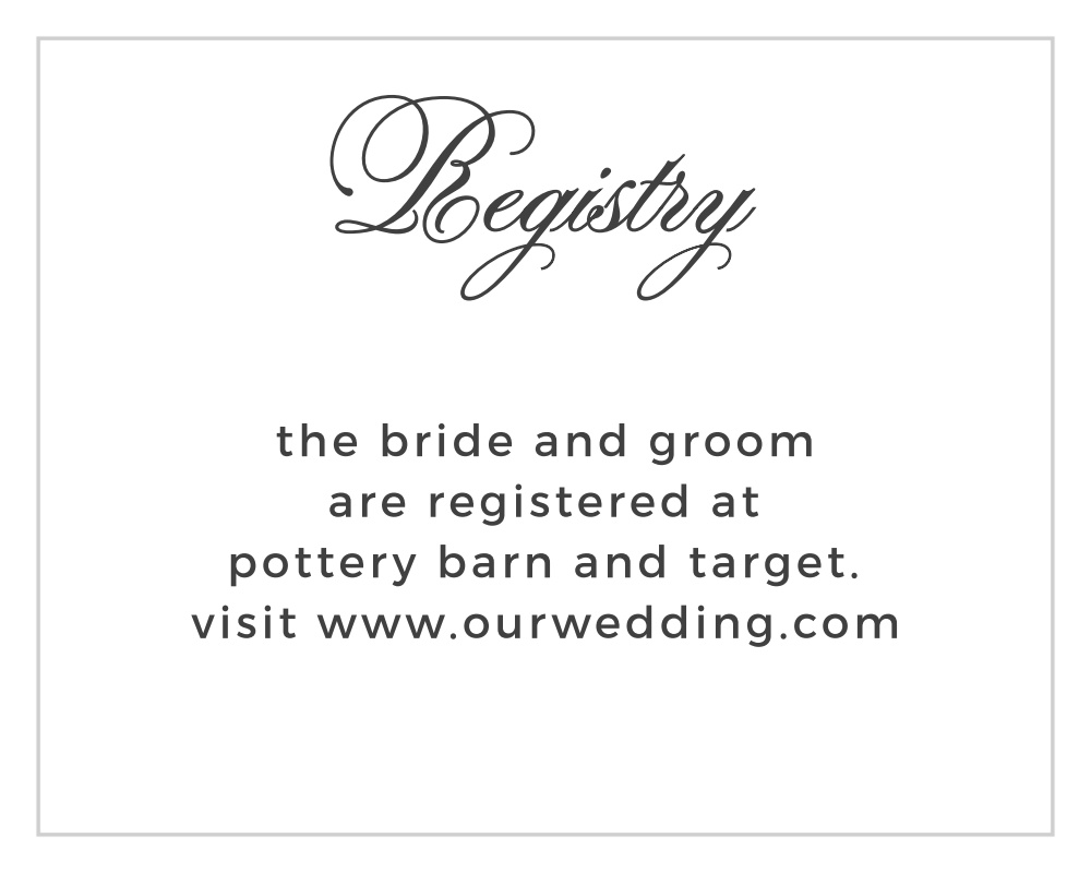 Vintage Ornamental Registry Cards