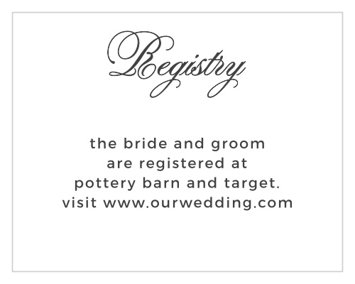 Vintage Ornamental Registry Cards