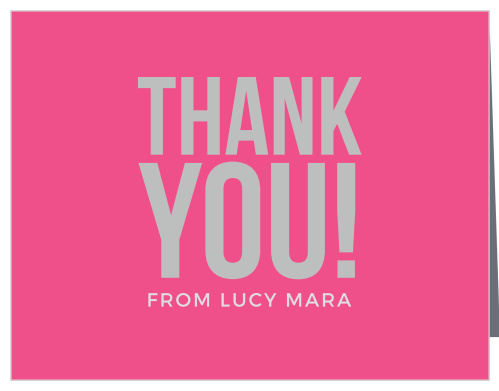 More Champagne Foil Bridal Shower Thank You Cards