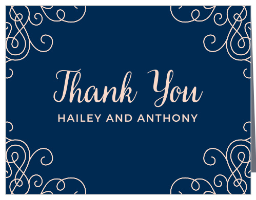 Modern Love Wedding Thank You Cards