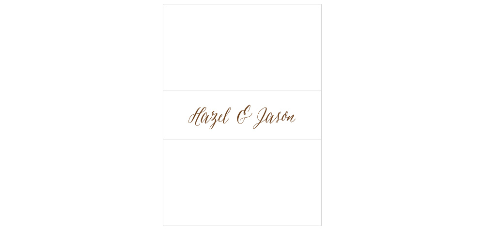 Rustic Wood Wedding Belly Bands