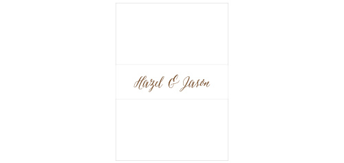 Rustic Wood Wedding Belly Bands